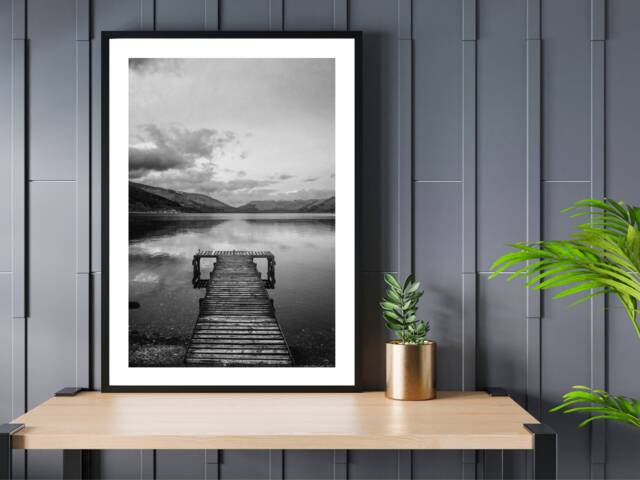 Loch Earn, Scotland - Photography Print Wall Art Home Decor Gift Bespoke Poster A5 A4 A3 Framed - image 1