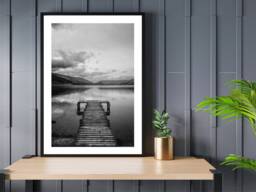 Loch Earn, Scotland - Photography Print Wall Art Home Decor Gift Bespoke Poster A5 A4 A3 Framed - thumbnail 1