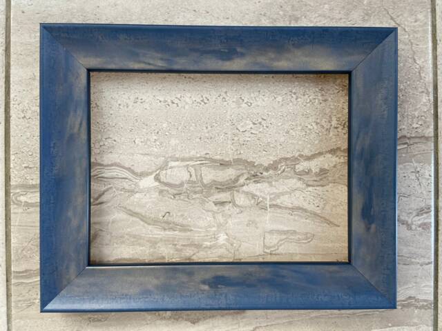 Blue & Gold Florentina Spoon Picture Frame, Italian Design - image 1