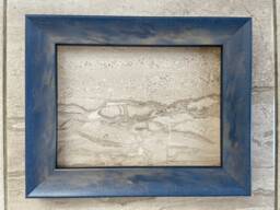 Blue & Gold Florentina Spoon Picture Frame, Italian Design - thumbnail 1