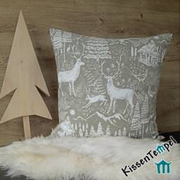 "Noble Country House Cushion Cover ""St. Moritz" - thumbnail 1