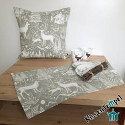 "Noble Country House Cushion Cover ""St. Moritz" - thumbnail 3