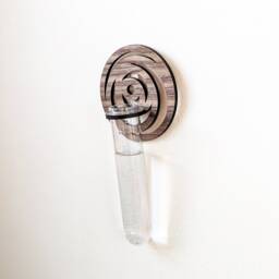 Golden Ratio Flower Circle Propagation Wall Vase - thumbnail 4