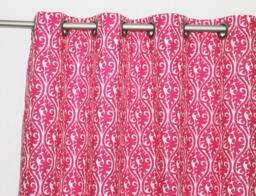 "Pair 25 Or 50"" Wide Panels Premier Print Kimono Navy Rod Pocket Drapes Cafe Curtains 24 36 48 63 84 96 108"