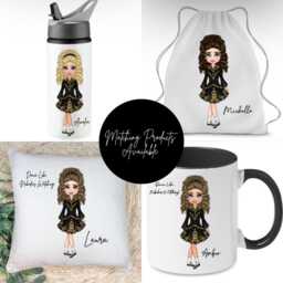 Personalized Irish Dancer Cushion Custom Dance Gift, Feis Decor - 45x45cm - thumbnail 4