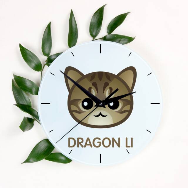 A Clock With A Dragon Li Cat. New Collection The Cute Art-Dog Cat - image 1