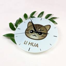 A Clock With A Dragon Li Cat. New Collection The Cute Art-Dog Cat - thumbnail 4