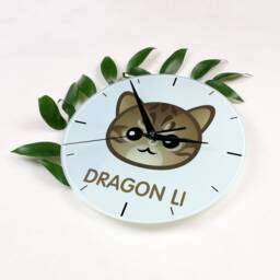 A Clock With A Dragon Li Cat. New Collection The Cute Art-Dog Cat - thumbnail 2
