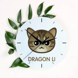 A Clock With A Dragon Li Cat. New Collection The Cute Art-Dog Cat