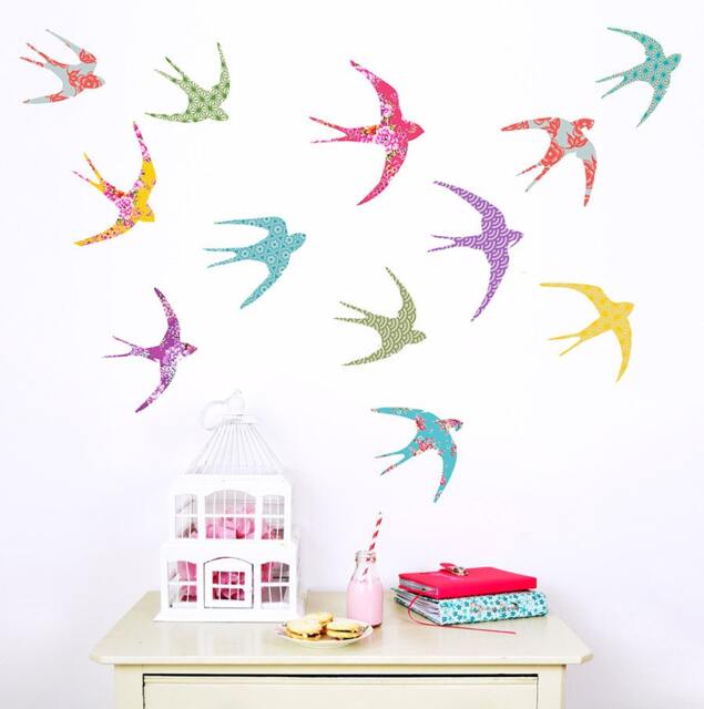 Flying Birds Fabric Wall Decals - image 1