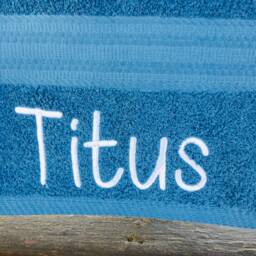 Embroidered Excavator Bath Towel, Personalized Kids Towel - thumbnail 4