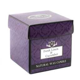 Mystix London - Fresh Linen & Cucumber Scented Candle - Large - thumbnail 1
