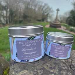 Lavender & Lemongrass Scented Aromatherapy Soy Wax Vegan Candles - thumbnail 2