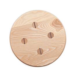 Minimalist Ash Wood Stool Modern Plant Stand Side Table - thumbnail 2