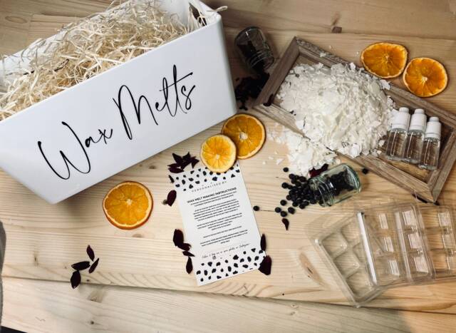Wax Melt Making Kit With Storage Box /Wax Melts Gift Set/ Candle Kit/ Making/Diy Wax Melt Making/ Free Postage - image 1