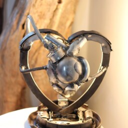 "Industrial Lamp ""Double Heart"" Collection ""Recyclegend" - thumbnail 3