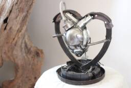 "Industrial Lamp ""Double Heart"" Collection ""Recyclegend" - thumbnail 1