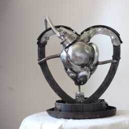 "Industrial Lamp ""Double Heart"" Collection ""Recyclegend" - thumbnail 2