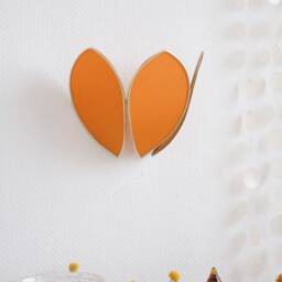 Caramel & Gold Flower Wall Light - thumbnail 3