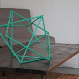 Modern Metal Geometric Retro Home Table Decor Minimalist Mid Century Abstract Art Sculpture Made By Geometrix - thumbnail 3
