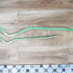 Flexible Wooden Snake Toy Hand-Crafted Wiggly Cobra - thumbnail 3