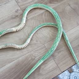 Flexible Wooden Snake Toy Hand-Crafted Wiggly Cobra - thumbnail 4