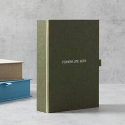 Personalised Fabric Box File - thumbnail 1