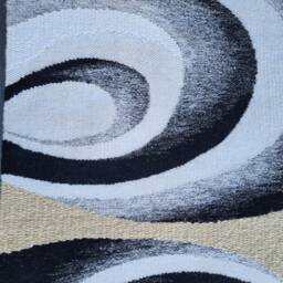 Handwoven Tapestry Wall Art Black & White Modern Decor - thumbnail 3