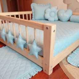 Snuglee Nest - Montessori Floor Bed Frame Pine Wood Toddler Sleep Space
