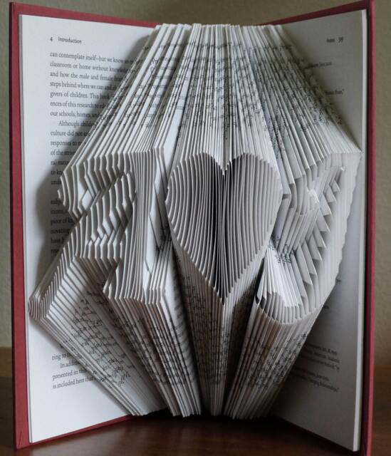 Boyfriend Gift - Girlfriend First Paper Anniversary For Him Her Folded Book Best Selling Items Monogrammed - image 1
