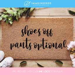 Shoes Off Pants Optional Door Mat - Funny Joke Gifts For Him Her Home Decor Porch Personalised Doormat - thumbnail 1