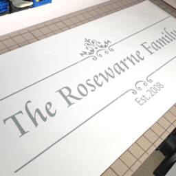 Personalised Family Wall Sticker, Family Name Established Personalised Stickers, Housewarming Gift - thumbnail 3