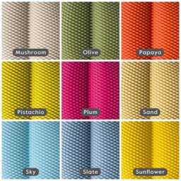 Rippled Mesh Circular Lampshade - Various Colours & Sizes Eco-Friendly 3D Printed Sustainable Light Geometric Minimalist Design - thumbnail 3
