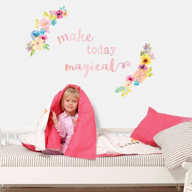 Make Today Magical Wall Sticker Quote, Quote Decal, Unicorn Room Decor - image 1