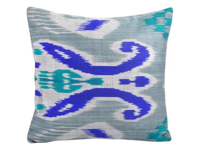 Hand Dyed Ikat Pillow Cover - image 1