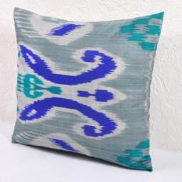 Hand Dyed Ikat Pillow Cover - thumbnail 2