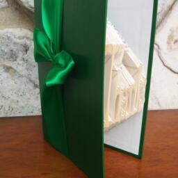 Thanks - Folded Book Art Fully Customizable, Gratitude, Coach Gift - thumbnail 3
