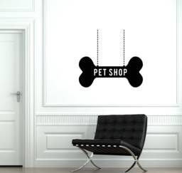 Pet Shop Sign Vinyl Wall Decal Bone Interior Decoration Decor Art Stickers Mural - #2859Di - thumbnail 1