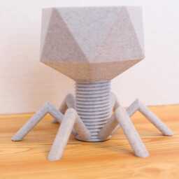 Bacteriophage Planter - Unique Science-Inspired Decor Modern Succulent Pot Perfect Gift For Science Lovers - thumbnail 2