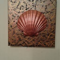 Three Piece Seashells Wall Decor - thumbnail 2