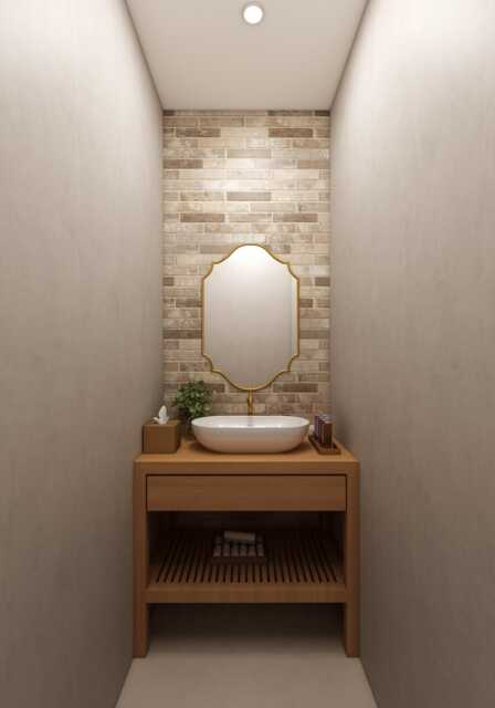 Italian Scalloped Brass Mirror - Unlacquered Vanity Or Bathroom - image 1