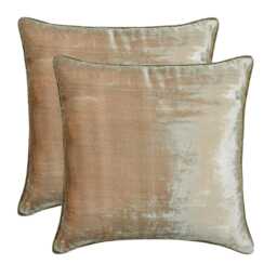 "Decorative Light Beige Euro Pillow Sham 24""x24""/26""x26" - thumbnail 3