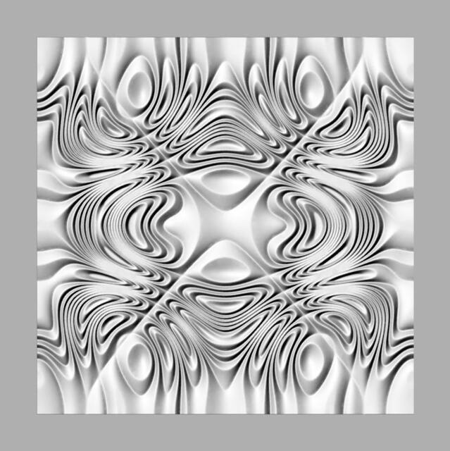 Dez75 Tileable Wall Panel 3D Model For Cnc Machining With Software Vectric Aspire, Cut3D, Artcam - image 1