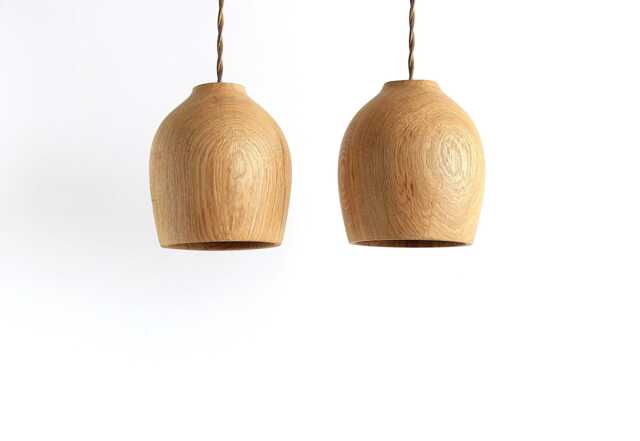 Rustic Wood Pendant Light For Kitchen Island Hanging Lamp - image 1