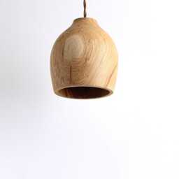 Rustic Wood Pendant Light For Kitchen Island Hanging Lamp - thumbnail 4