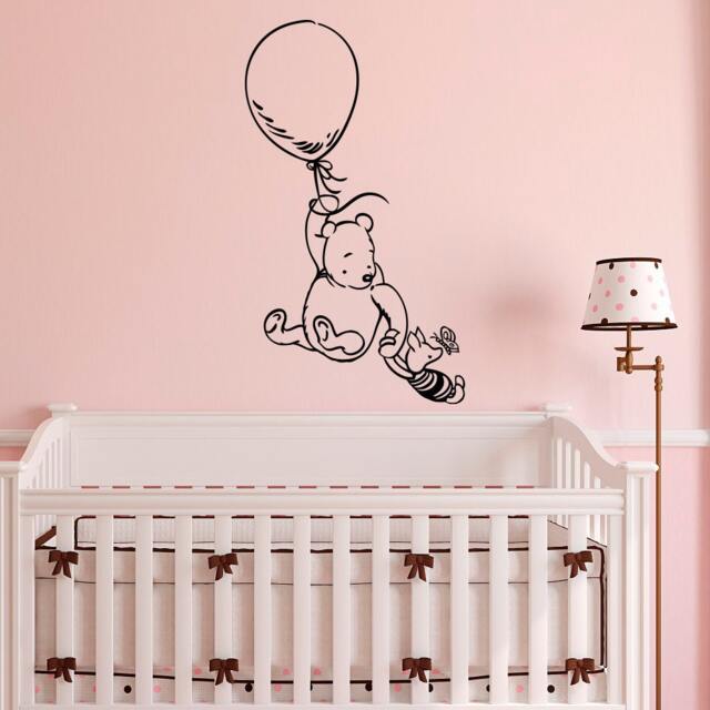 Winnie The Pooh Wall Decal Classic Bear & Piglet Sticker - Baby Nursery & Room Decor Q253 - image 1