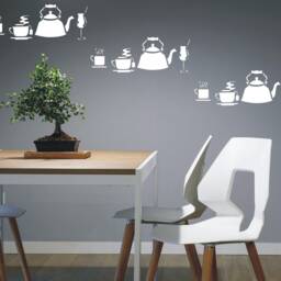 Kitchen Design - Wall Stencil, Painting Kitchen Stippling Frieze, Decoration, Stencil - thumbnail 2