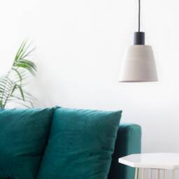 Ceramic Lampshade - Small Pendant Light Beside Lamp Pendant Lighting For Kitchen - thumbnail 2