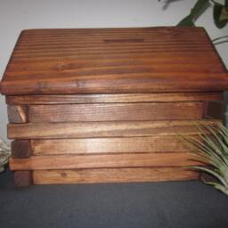 Log Cabin Bank Handmade Wooden - thumbnail 3