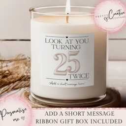 50Th Birthday, Funny Candle, Birthday Gift, Candles, Gifts, Best Friend Gift For Her, Him, Gag - thumbnail 1